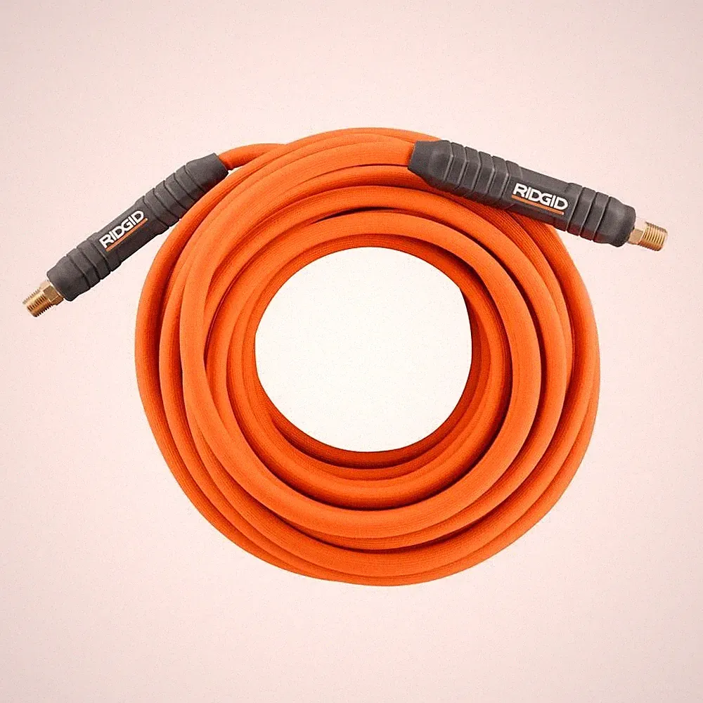 RIDGID 50ft Lay Flat Air Hose R5025LF 1/4" Heavy Duty Air Compressor Hose NEW