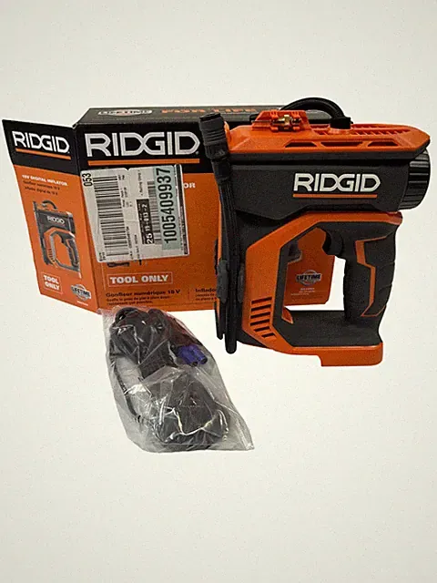 Ridgid R87044 18V Portable Digital Cordless Inflator