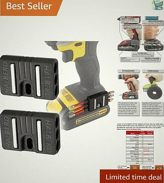 Versatile Magnetic Bit Holder - Perfect for Milwaukee, DeWalt, Bosch, and More